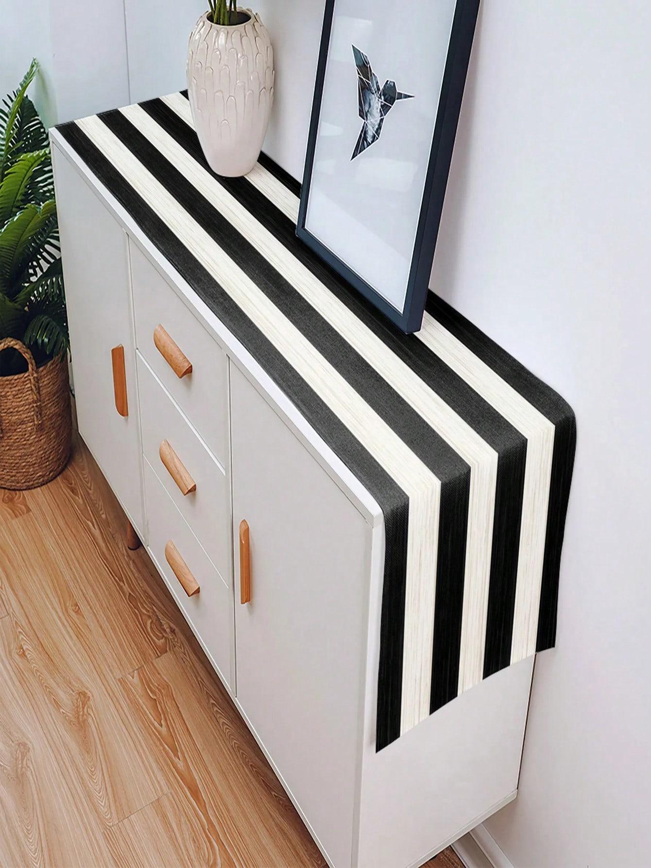 SHEIN BIEŻNIK NA STÓŁ W PASKI S07__200X33