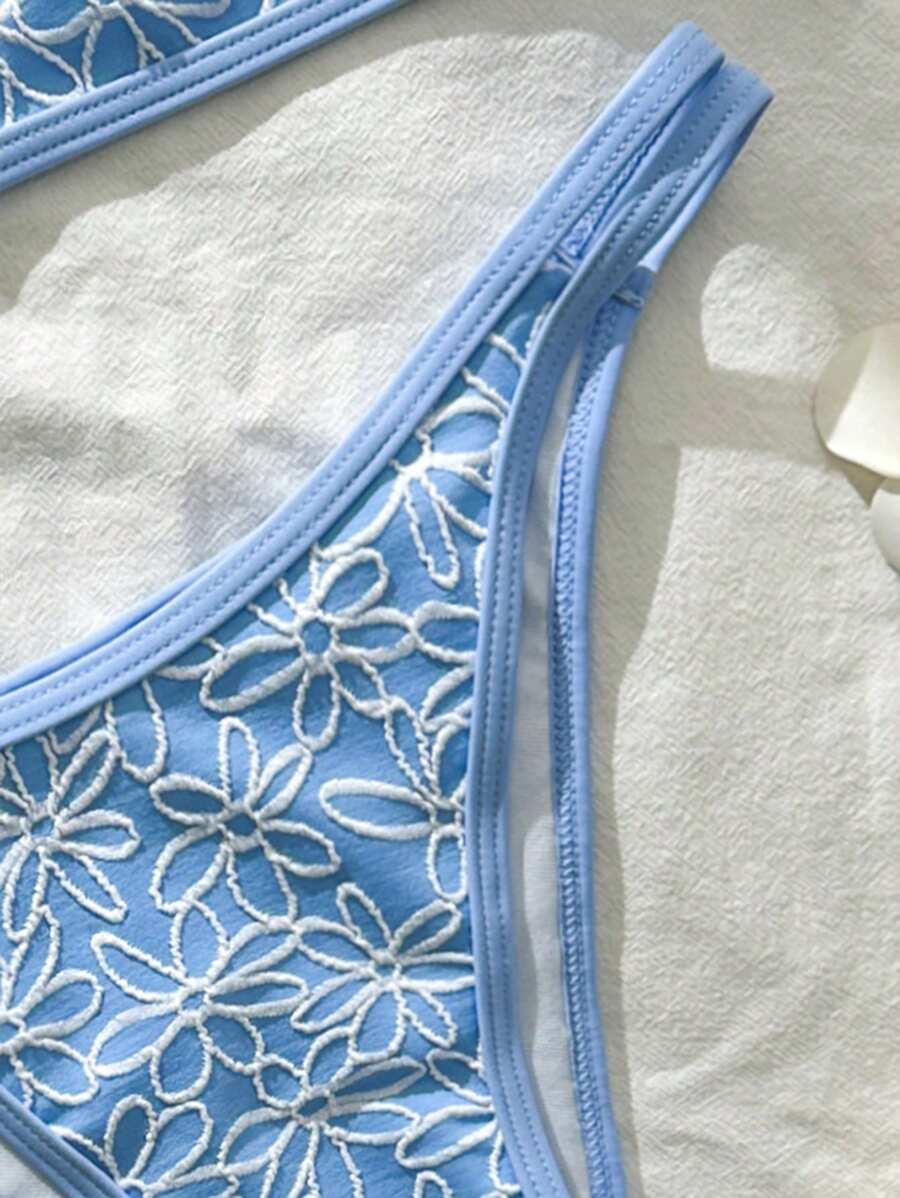 SWIM MOD NIEBIESKI DWUCZĘŚCIOWY STRÓJ KĄPIELOWY S09__S
