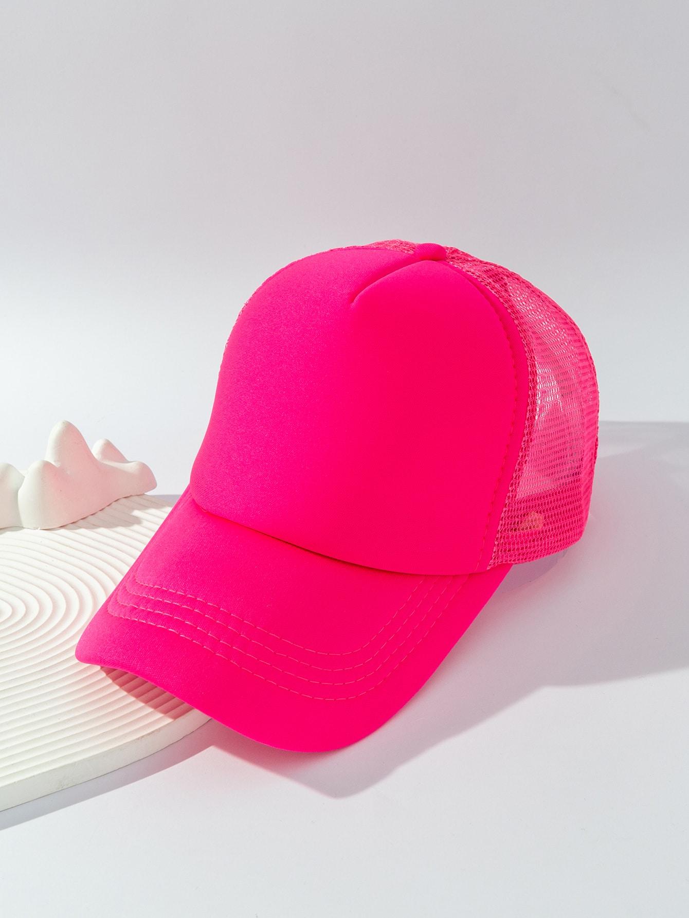 SHEIN RÓŻOWA CZAPKA Z DASZKIEM S07__OS