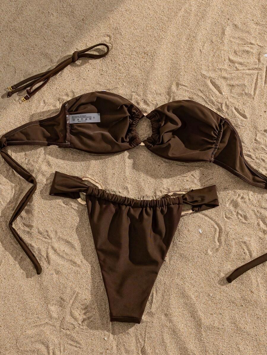 SHEIN DWUCZĘŚCIOWY STRÓJ KĄPIELOWY S09__M