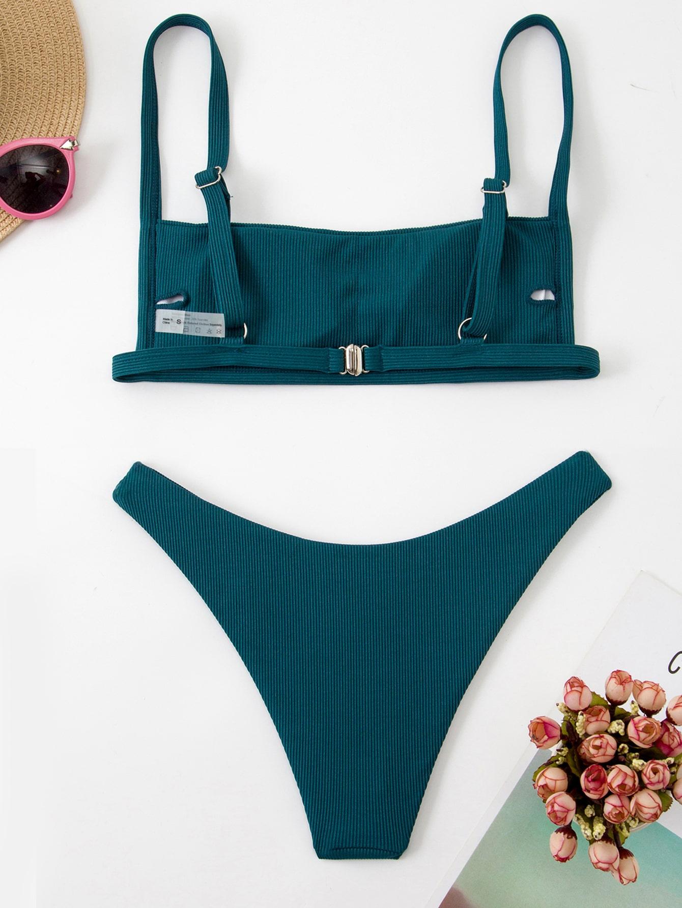 SHEIN DWUCZĘŚCIOWY STRÓJ KĄPIELOWY S09__S