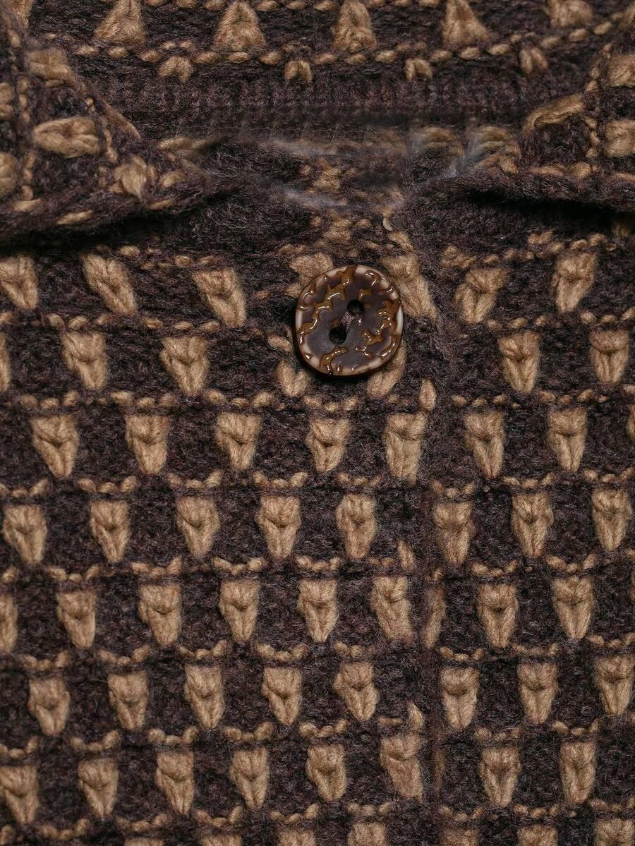 SHEIN SWETER GUZIKI KIESZENIE