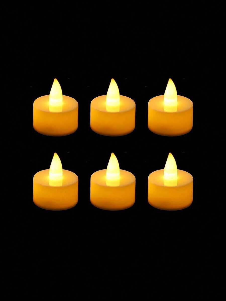 SHEIN BIAŁE ŚWIECZKI LED 12 SZTUK S07__