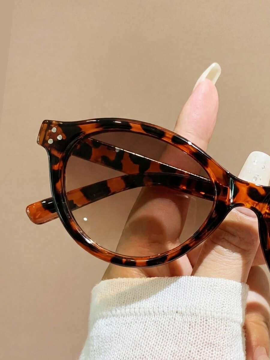 SHEIN OKULARY PRZECIWSŁONECZNE ANIMAL PRINT S07