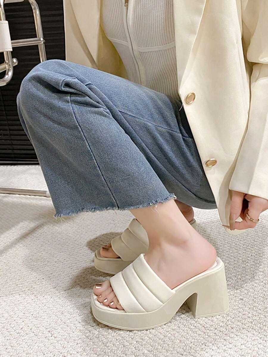 FASHION KREMOWE KLAPKI OBCAS CASUAL S06__35,5