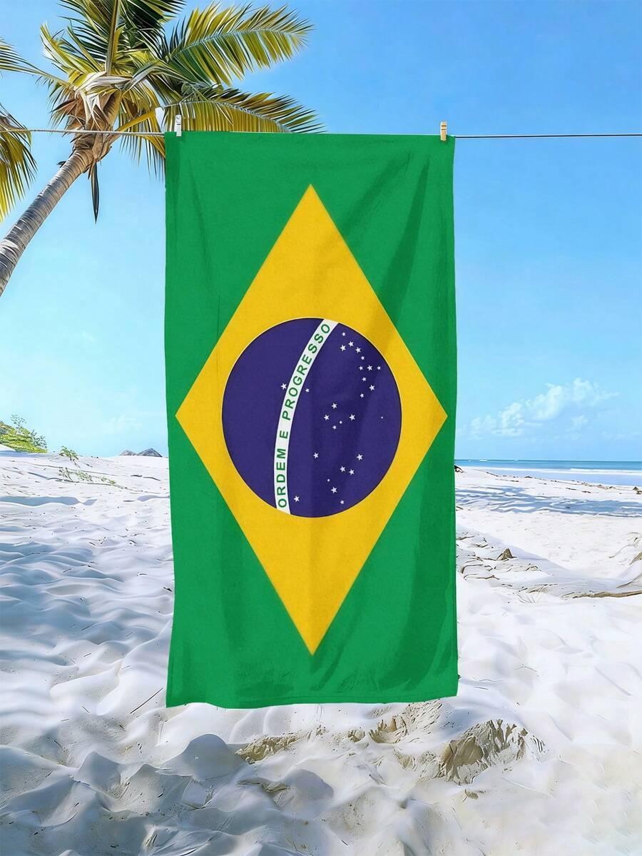SHEIN KOLOROWY RĘCZNIK PLAŻOWY S07__90X180CM