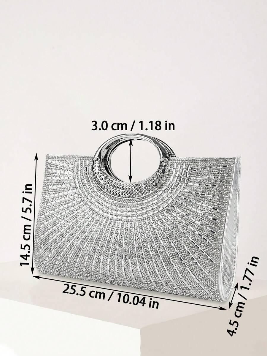 REMANLAND SREBRNA TOREBKA ZDOBIENIA S07__4,5X14,5X25,5CM