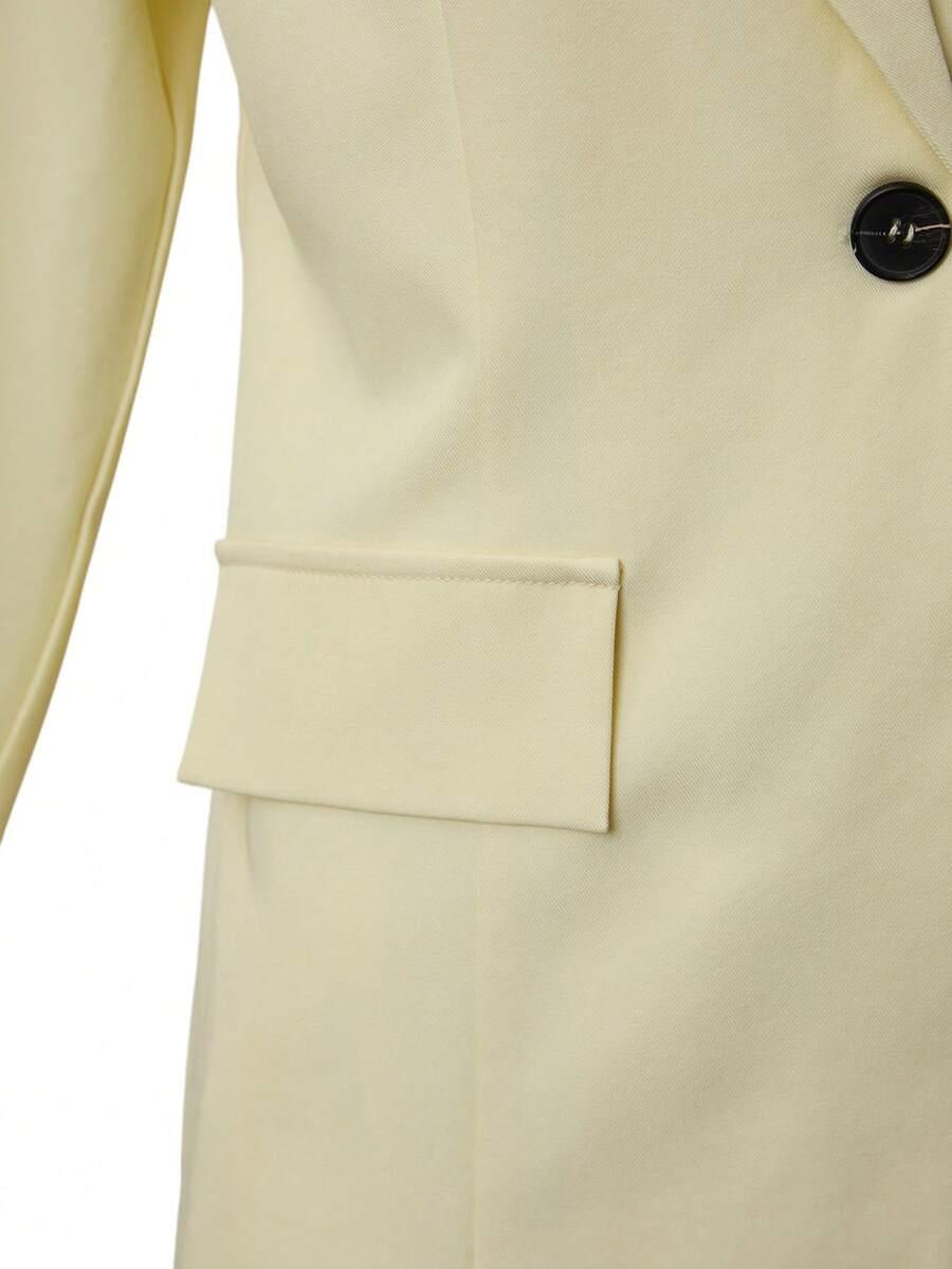 SHEIN ŻÓŁTA MARYNARKA GUZIKI S06__XL