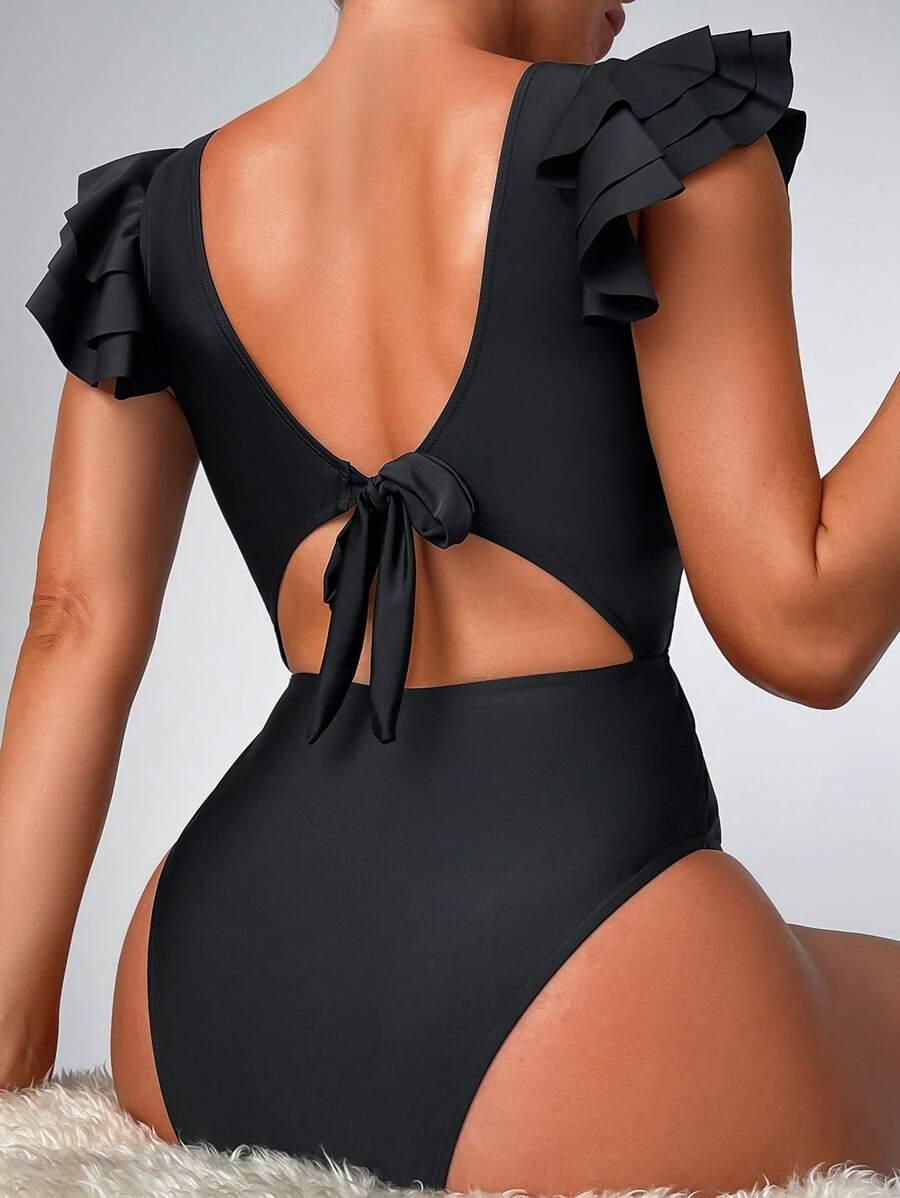 SWIM CHICCIA CZARNY JEDNOCZĘŚCIOWY STRÓJ KĄPIELOWY S09__M