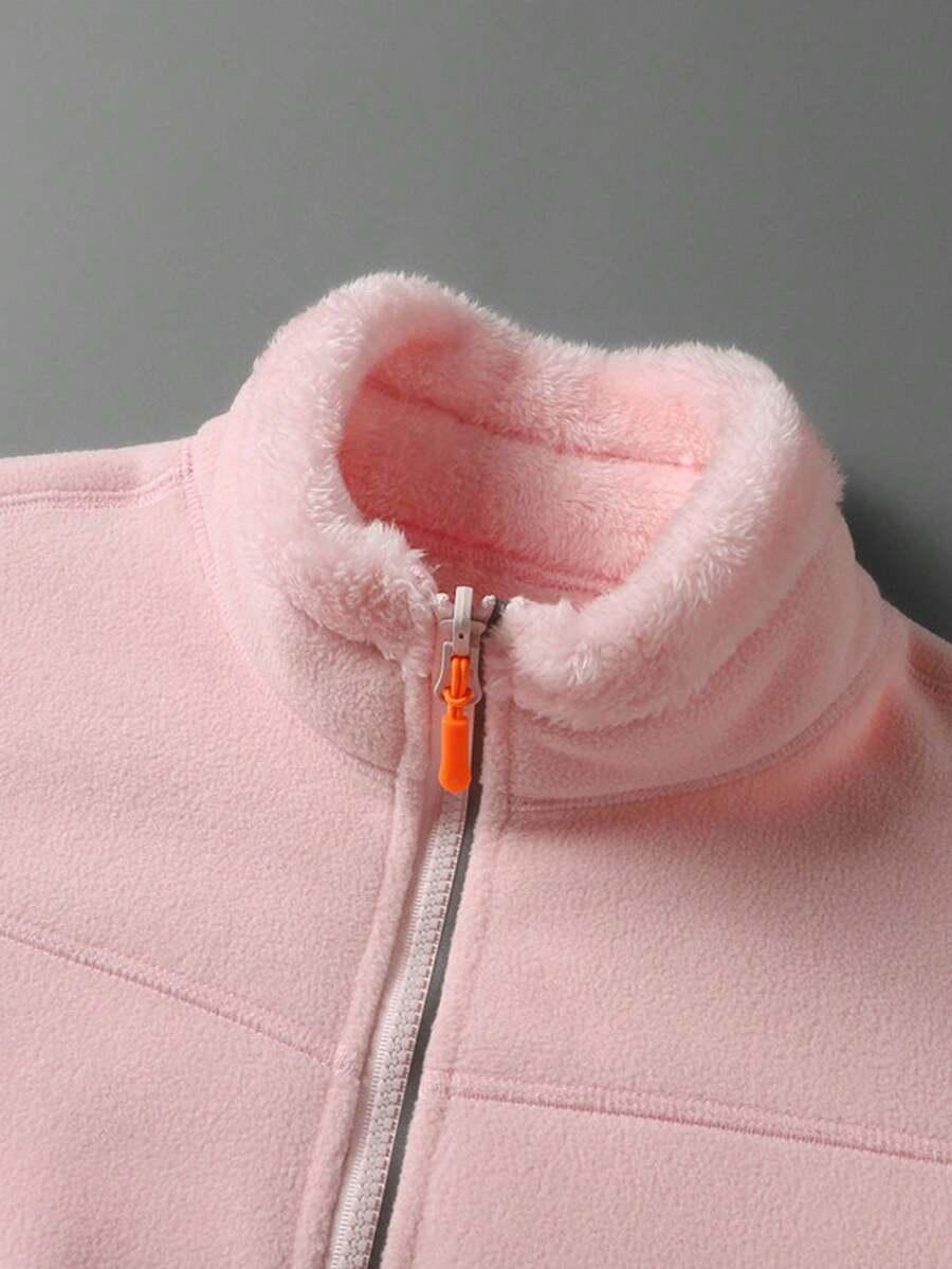 SHEIN RÓŻOWA DWUSTRONNA BLUZA ZAMEK PK01__L