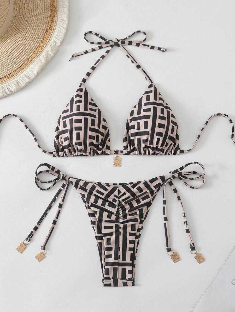 SHEIN DWUCZĘŚCIOWY STRÓJ KĄPIELOWY S09__XS