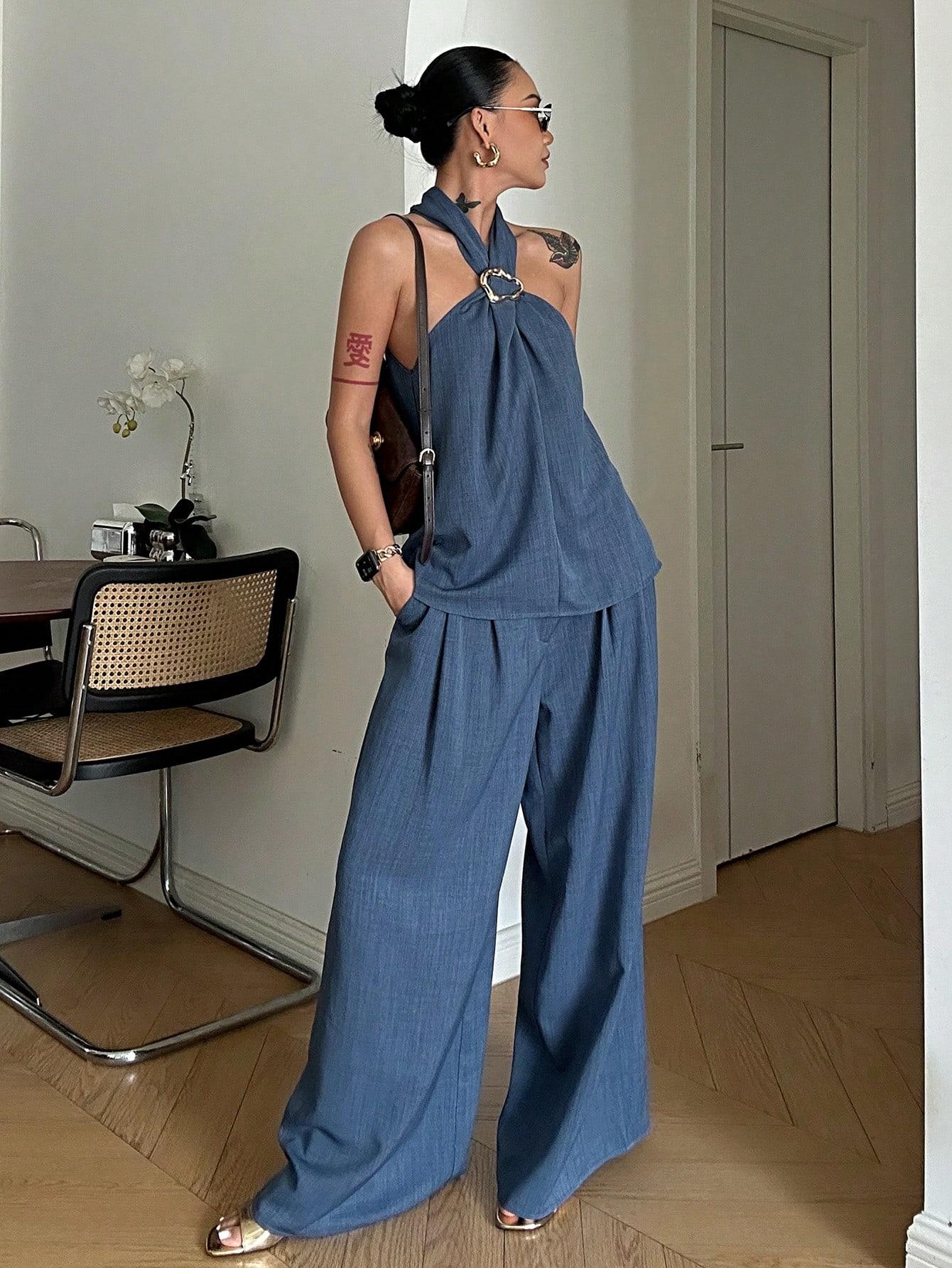 SHEIN BLUZKA SPODNIE KOMPLET