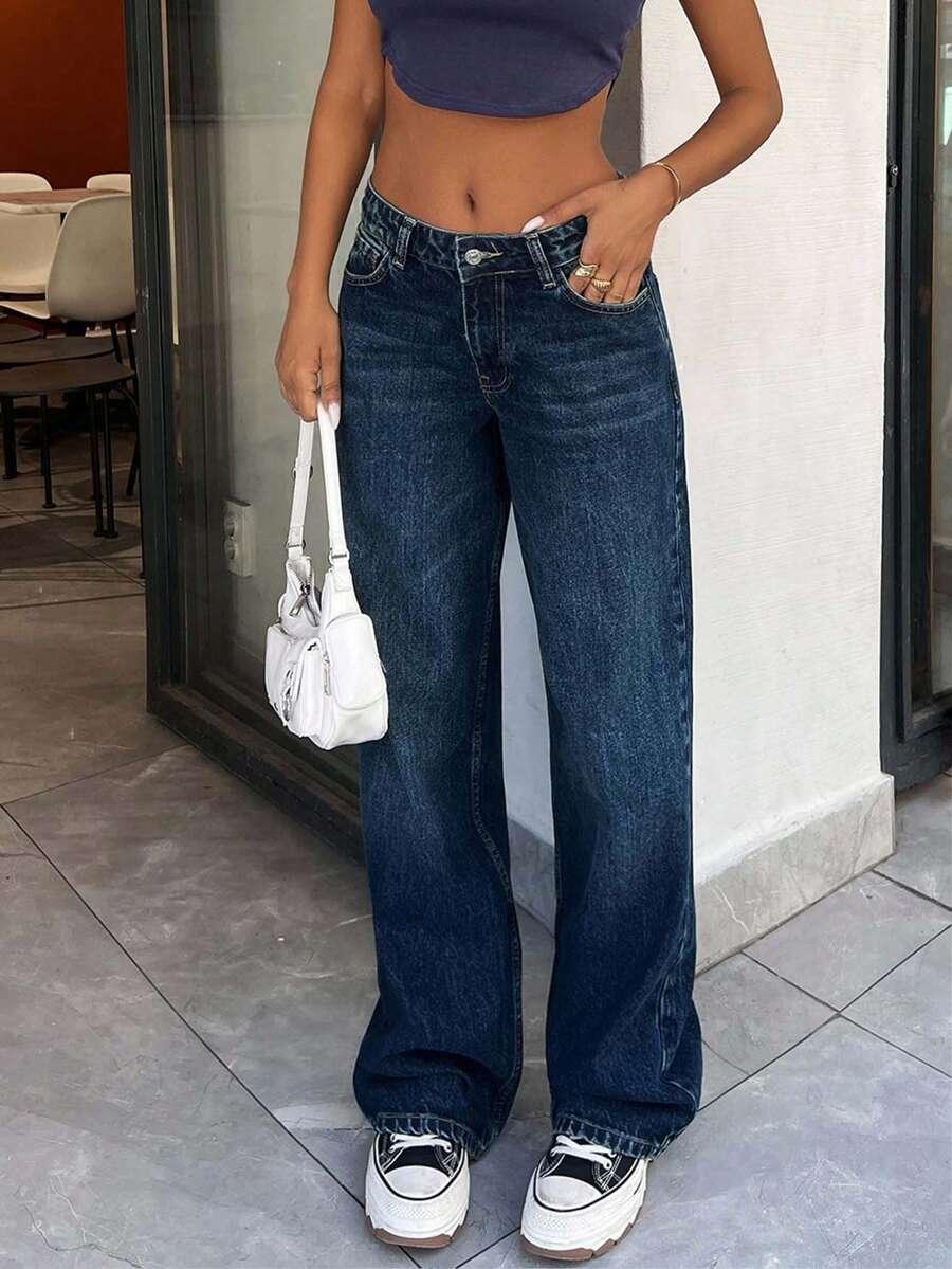 SHEIN NIEBIESKIE SPODNIE JEANS S06__M
