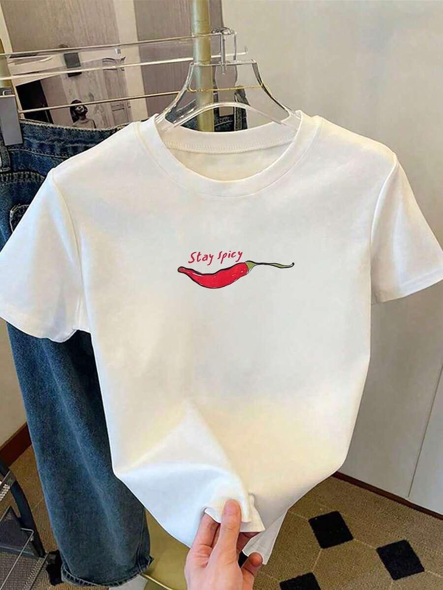 SHEIN BIAŁY T-SHIRT PRINT S06__48