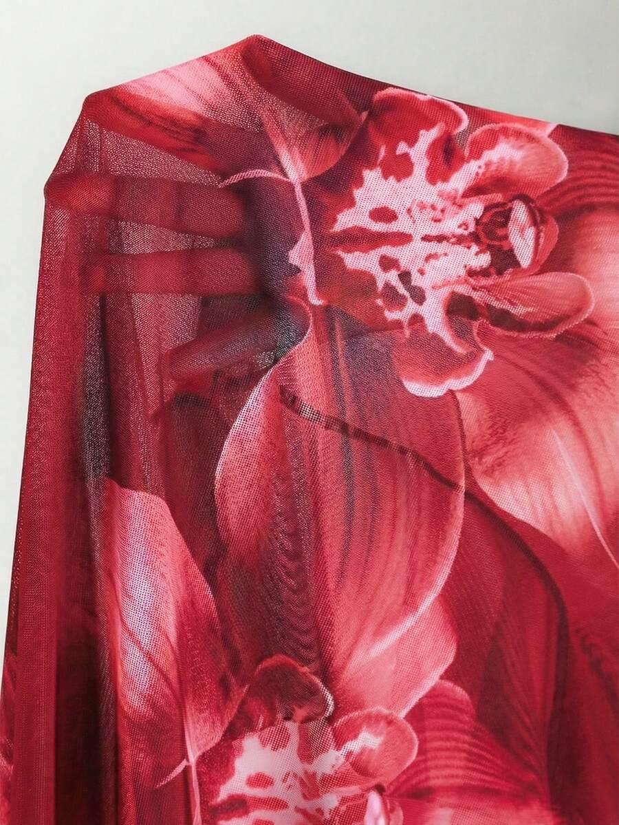 SHEIN STRÓJ KĄPIELOWY DWUCZĘŚCIOWY KOMPLET SPÓDNICA S09__S