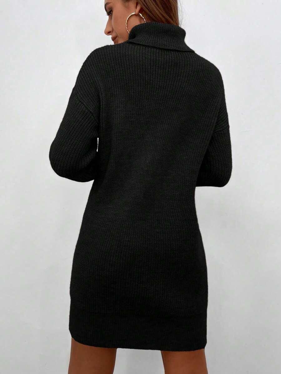 SHEIN DZIANINOWA MINI SUKIENKA GOLF S06__L