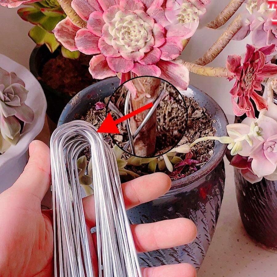 SHEIN METALOWE KOŁKI OGRODOWE 30-PACK S07__15CM