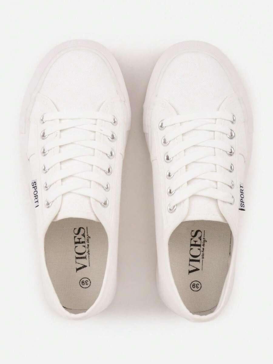 SHEIN BIAŁE SZNUROWANE TRAMPKI S06__41