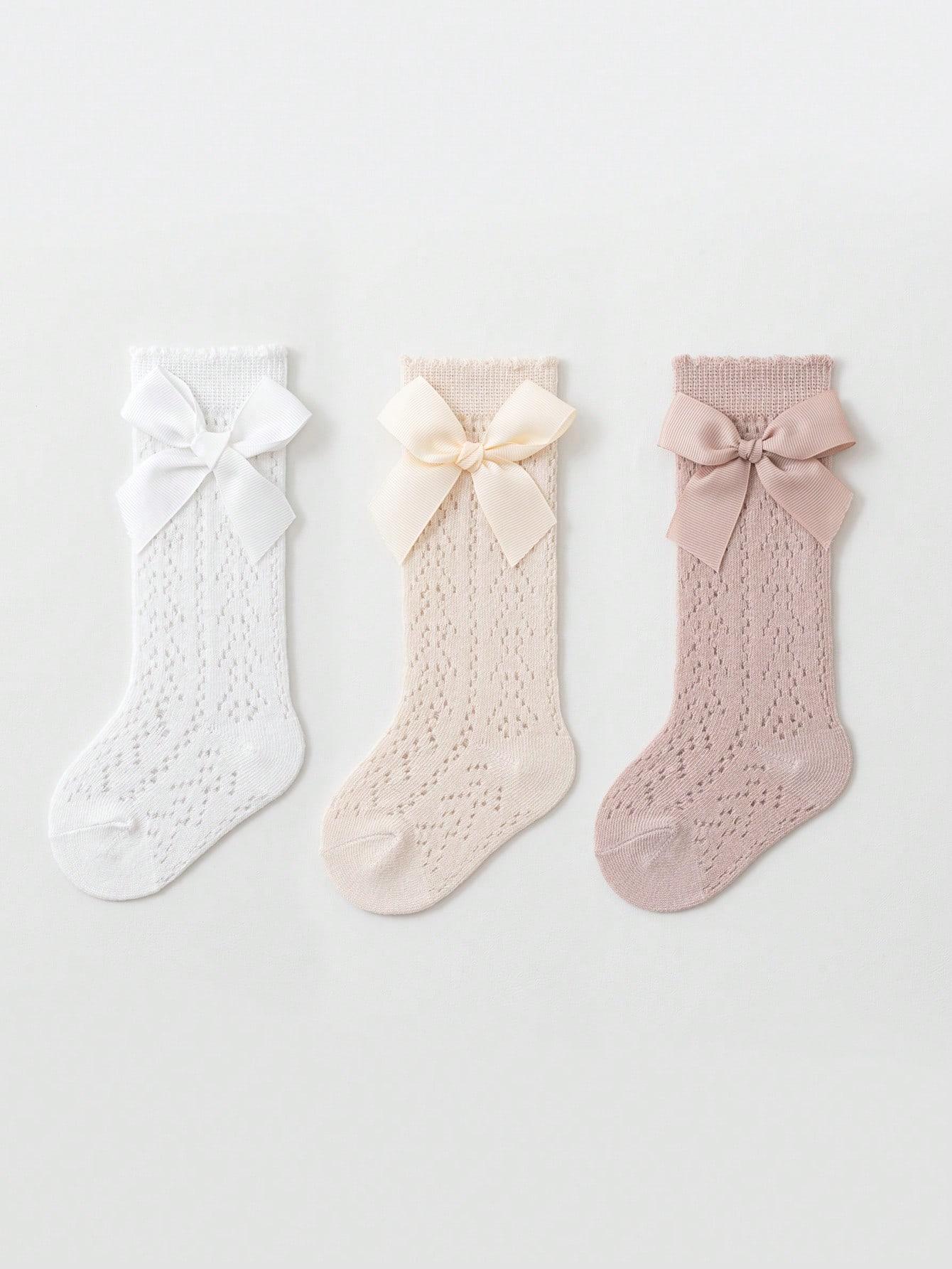 SHEIN SKARPETY KOKARDA 3-PACK S07__0-6MSC