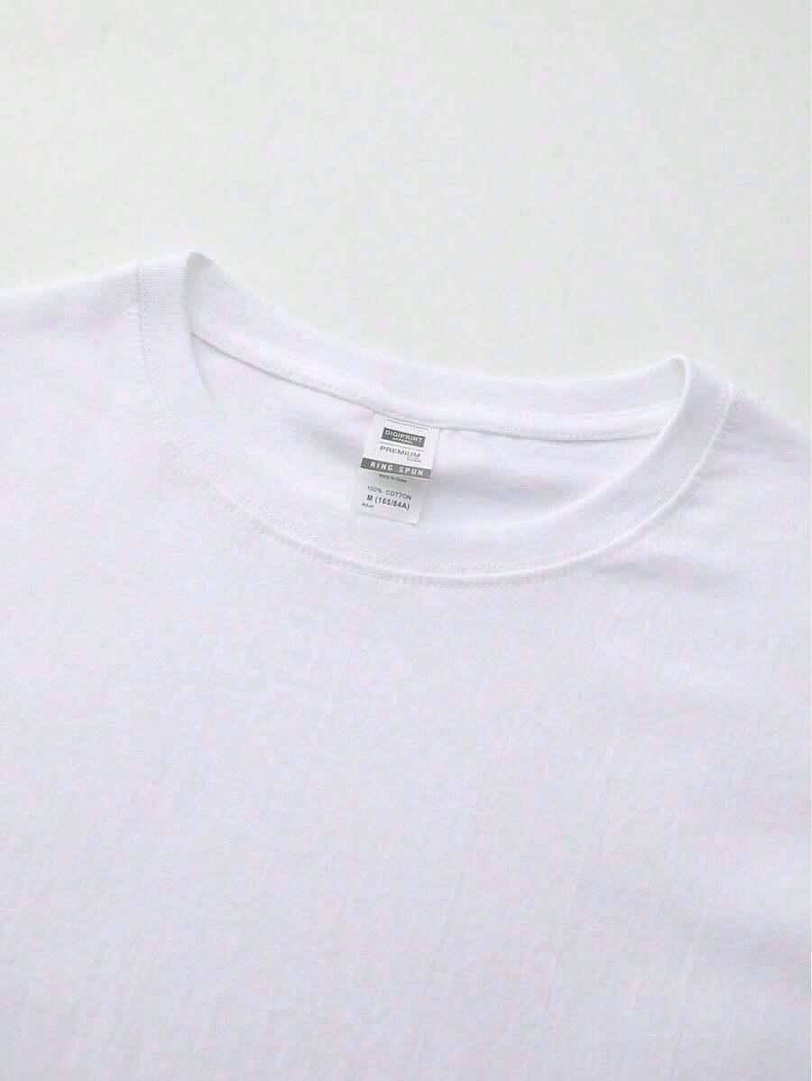SHEIN BIAŁY T-SHIRT PRINT S06__XXL