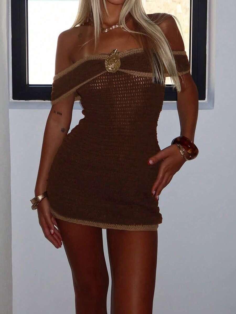 SHEIN MINI SUKIENKA ZDOBIENIE S06__S