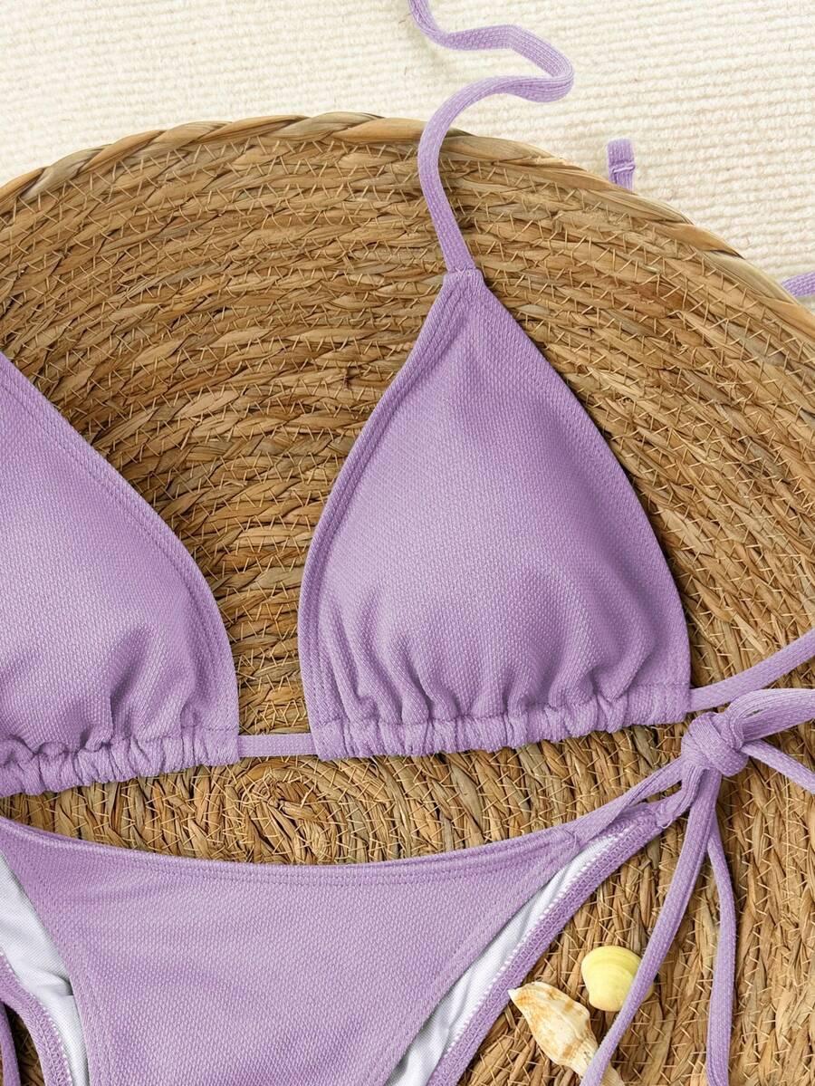 SWIM MOD FIOLETOWY STRÓJ KĄPIELOWY DWUCZĘŚCIOWY S09__S