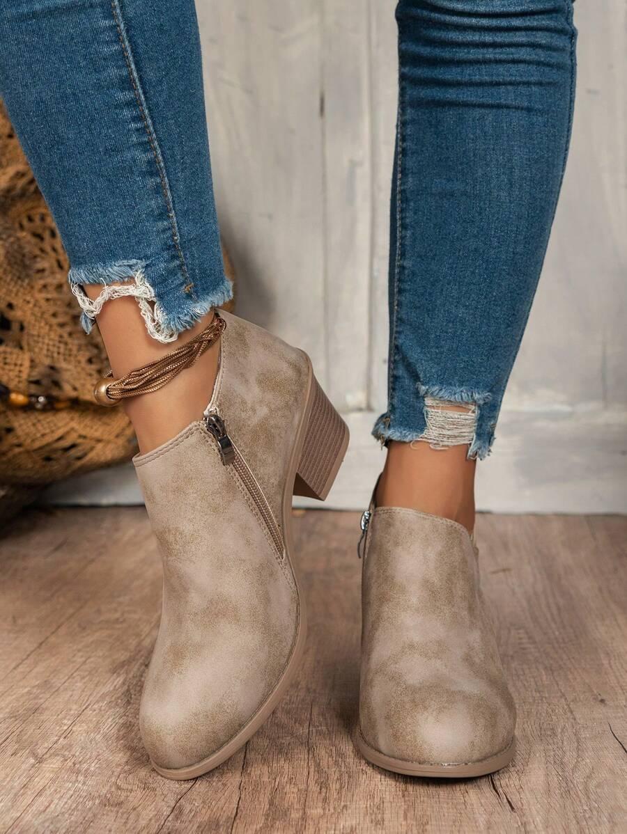 SHEIN BRĄZOWE BOTKI OBCAS W01__38