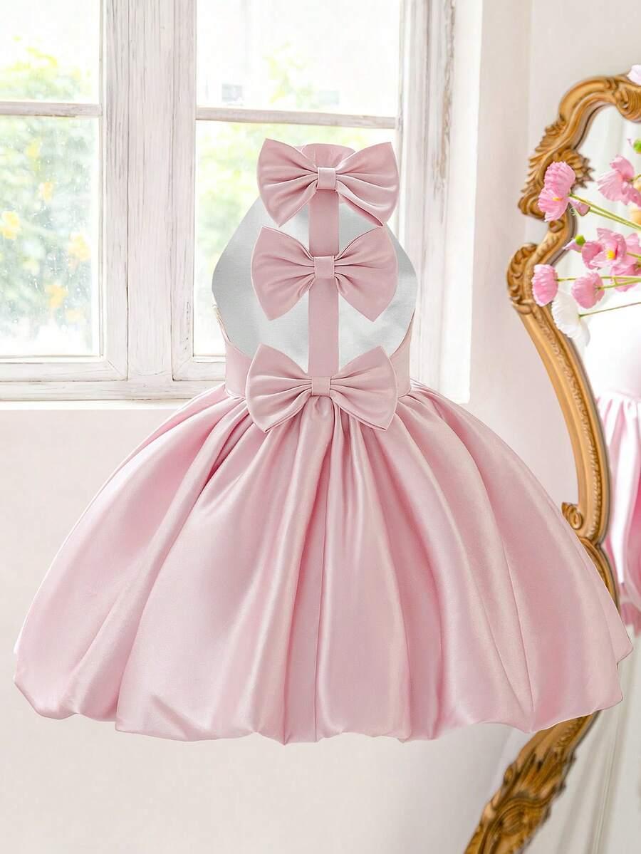 SHEIN RÓŻOWA SUKIENKA STÓJKA S06__116-122