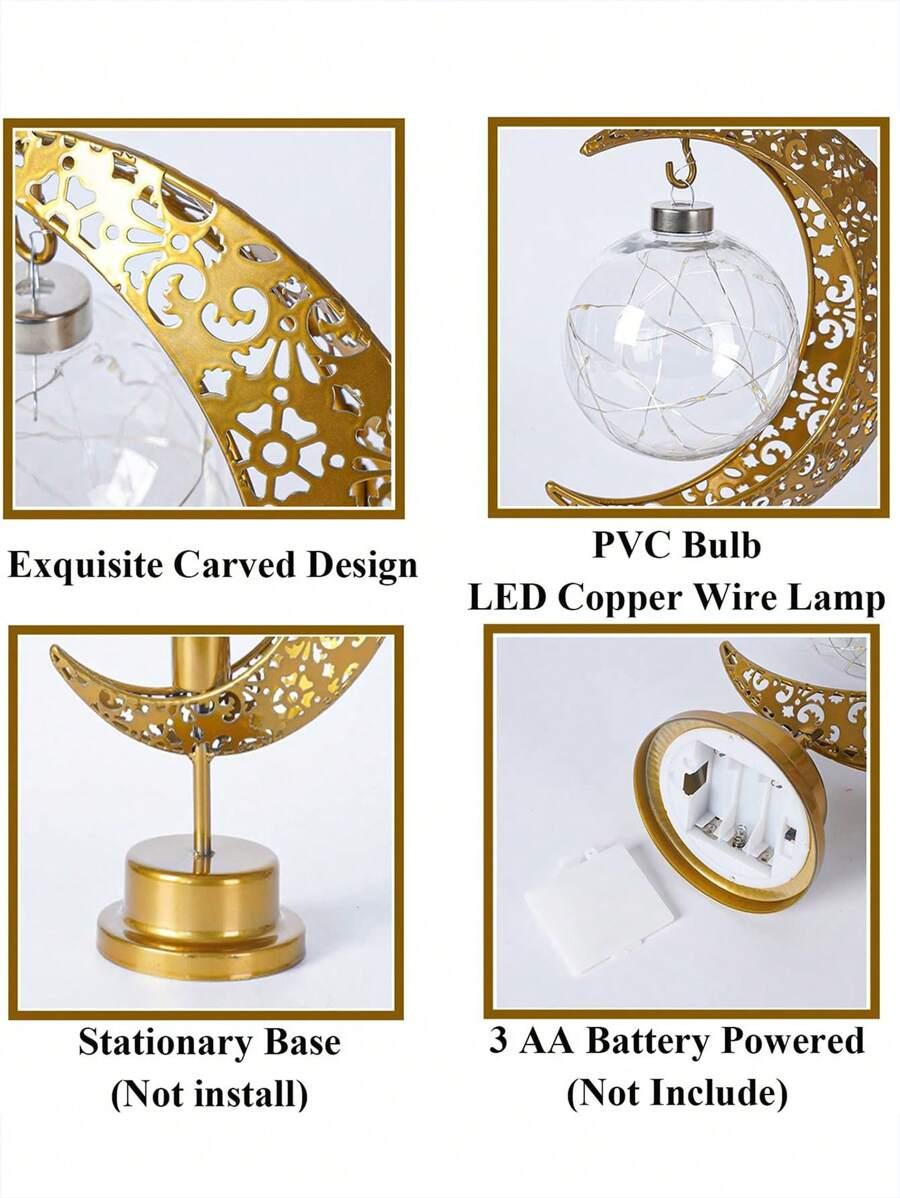 SHEIN LAMPA DEKORACYJNA W KSZTAŁCIE KSIĘŻYCA S07__10X26