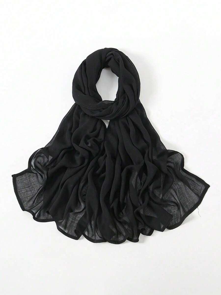 SHEIN CZARNA CHUSTA NA GŁOWĘ S07