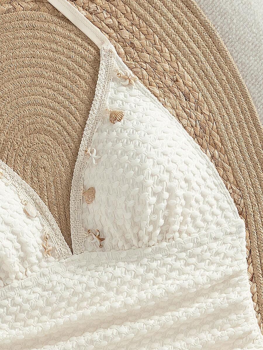 SHEIN JEDNOCZĘŚCIOWY STRÓJ KĄPIELOWY ZDOBIENIE S09__48