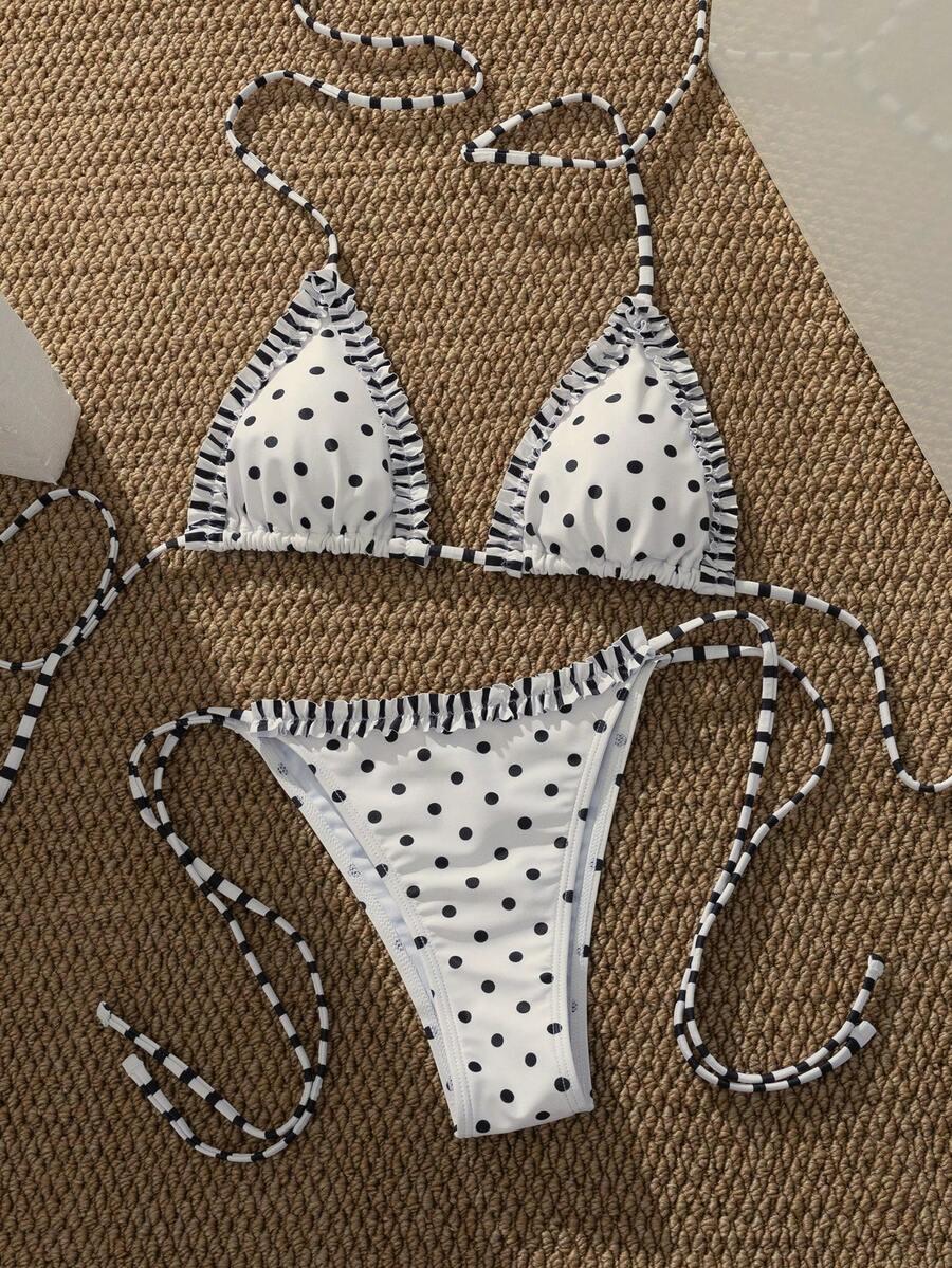 SHEIN DWUCZĘŚCIOWY STRÓJ KĄPIELOWY S09__M