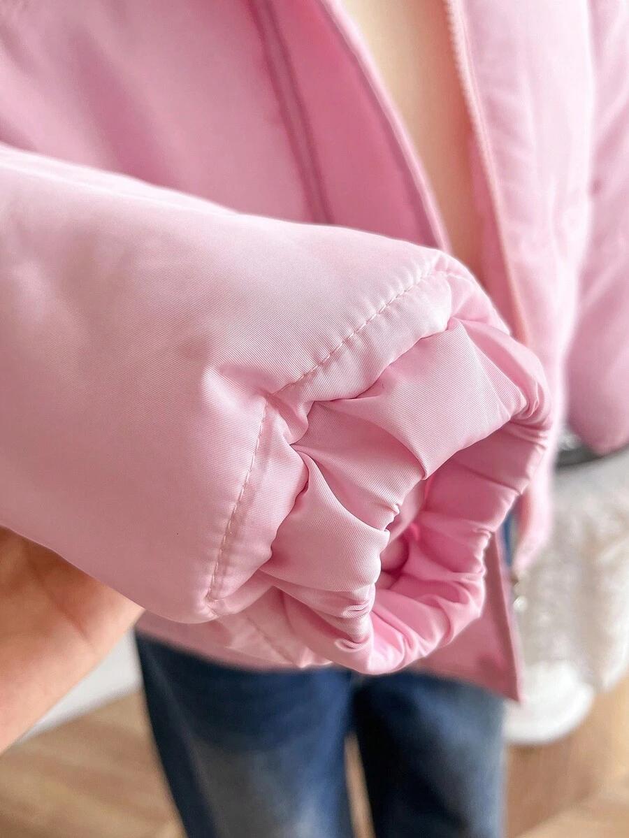 SHEIN RÓŻOWA KURTKA Z KAPTUREM ZAMEK W01__146/152