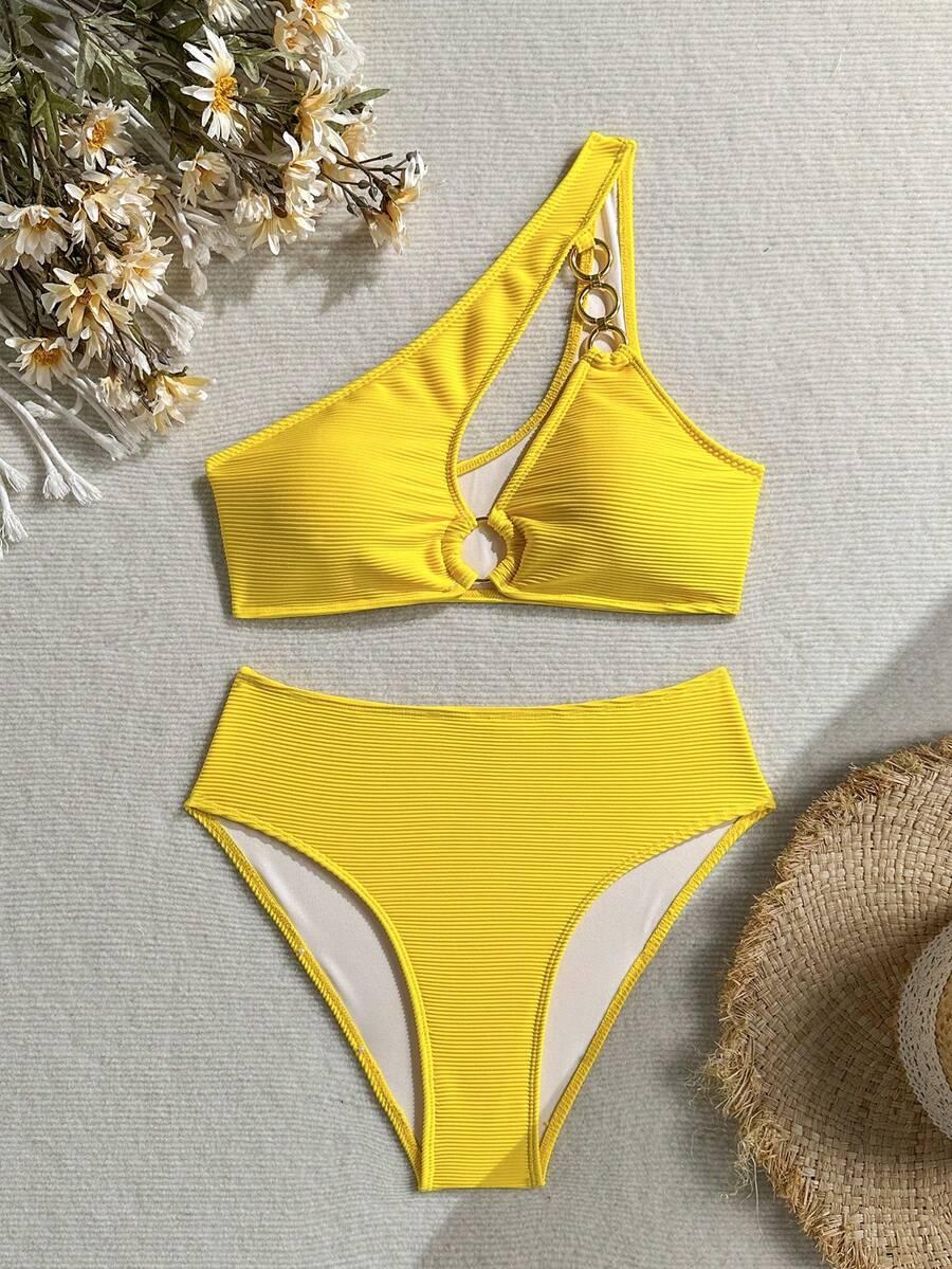 SWIM SXY ŻÓŁTY DWUCZĘŚCIOWY STRÓJ KĄPIELOWY S09__L