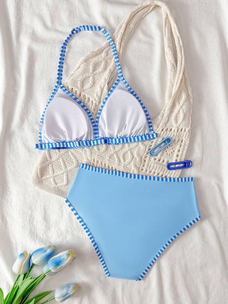 SHEIN DWUCZĘŚCIOWY STRÓJ KĄPIELOWY S09__146/152