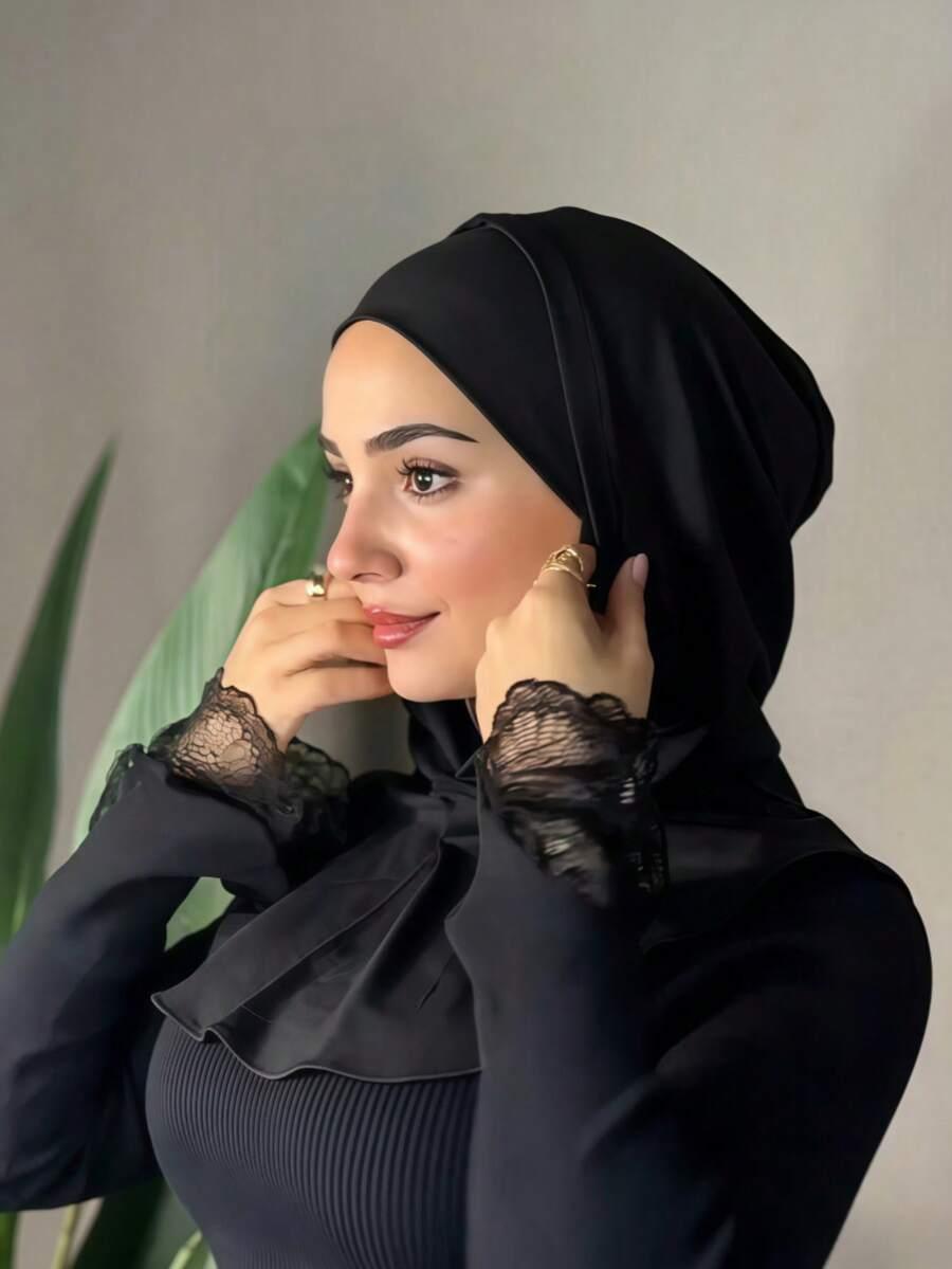 SHEIN CZARNA CHUSTA HIDŻAB S06__OS