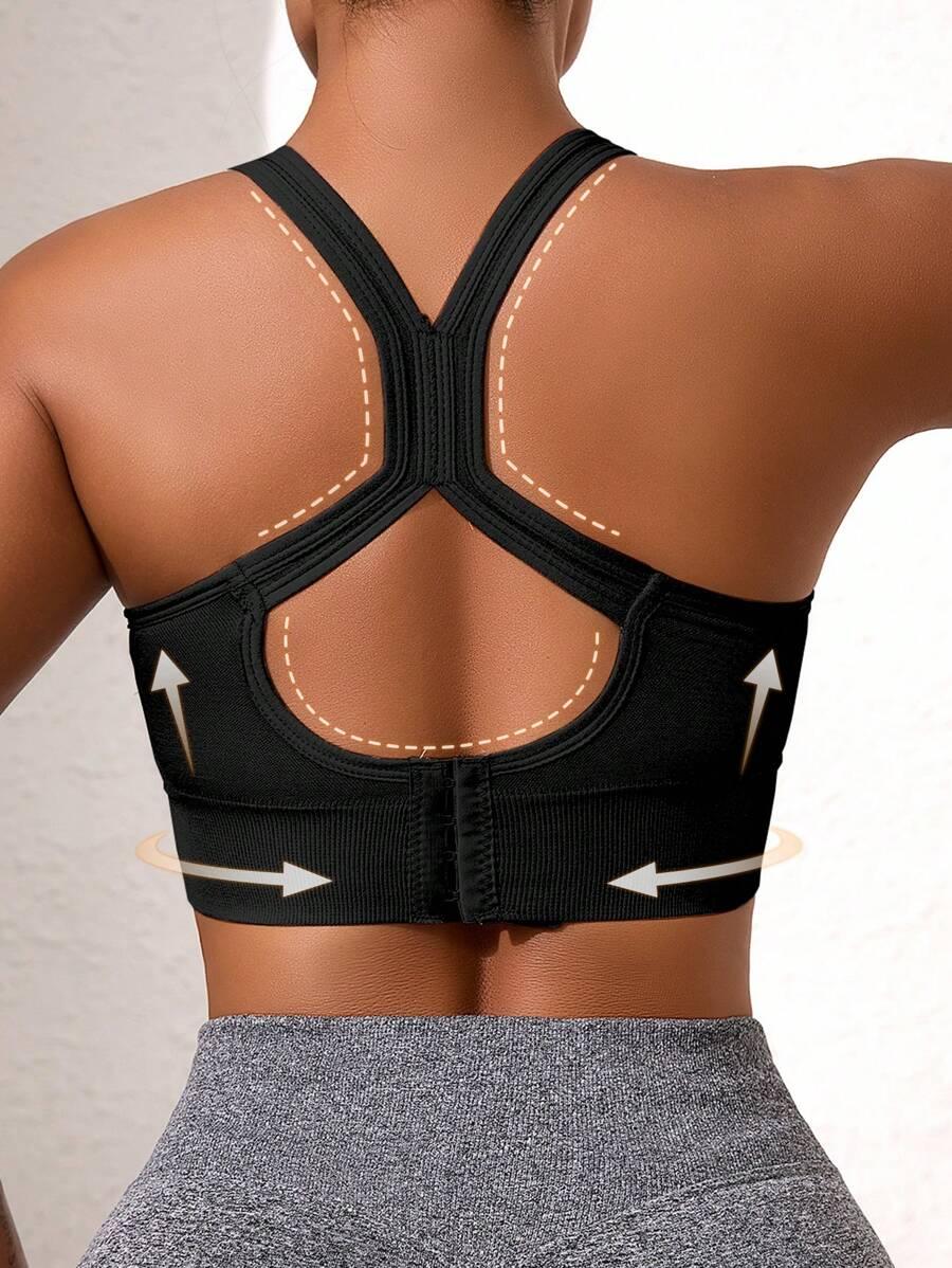 SHEIN CZARNY BIUSTONOSZ SPORTOWY S06__M