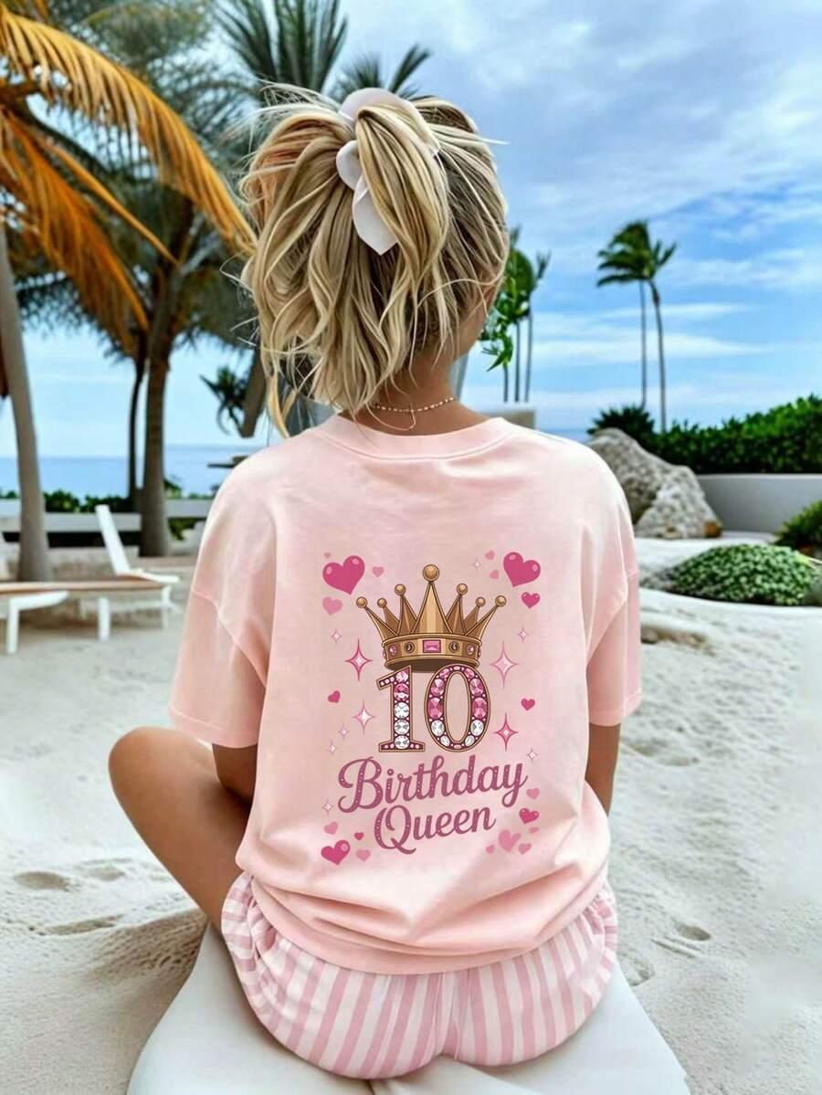 SHEIN RÓŻOWY T-SHIRT PRINT S06__160-166