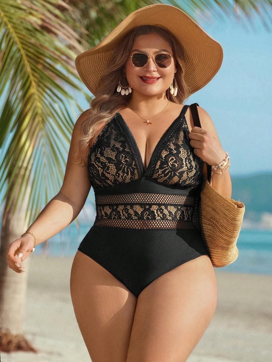 SHEIN JEDNOCZĘŚCIOWY STRÓJ KĄPIELOWY S09__52