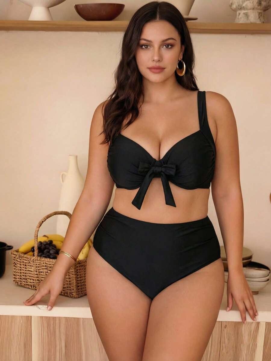 SWIM CHICCIA CZARNA GÓRA OD BIKINI S09__46
