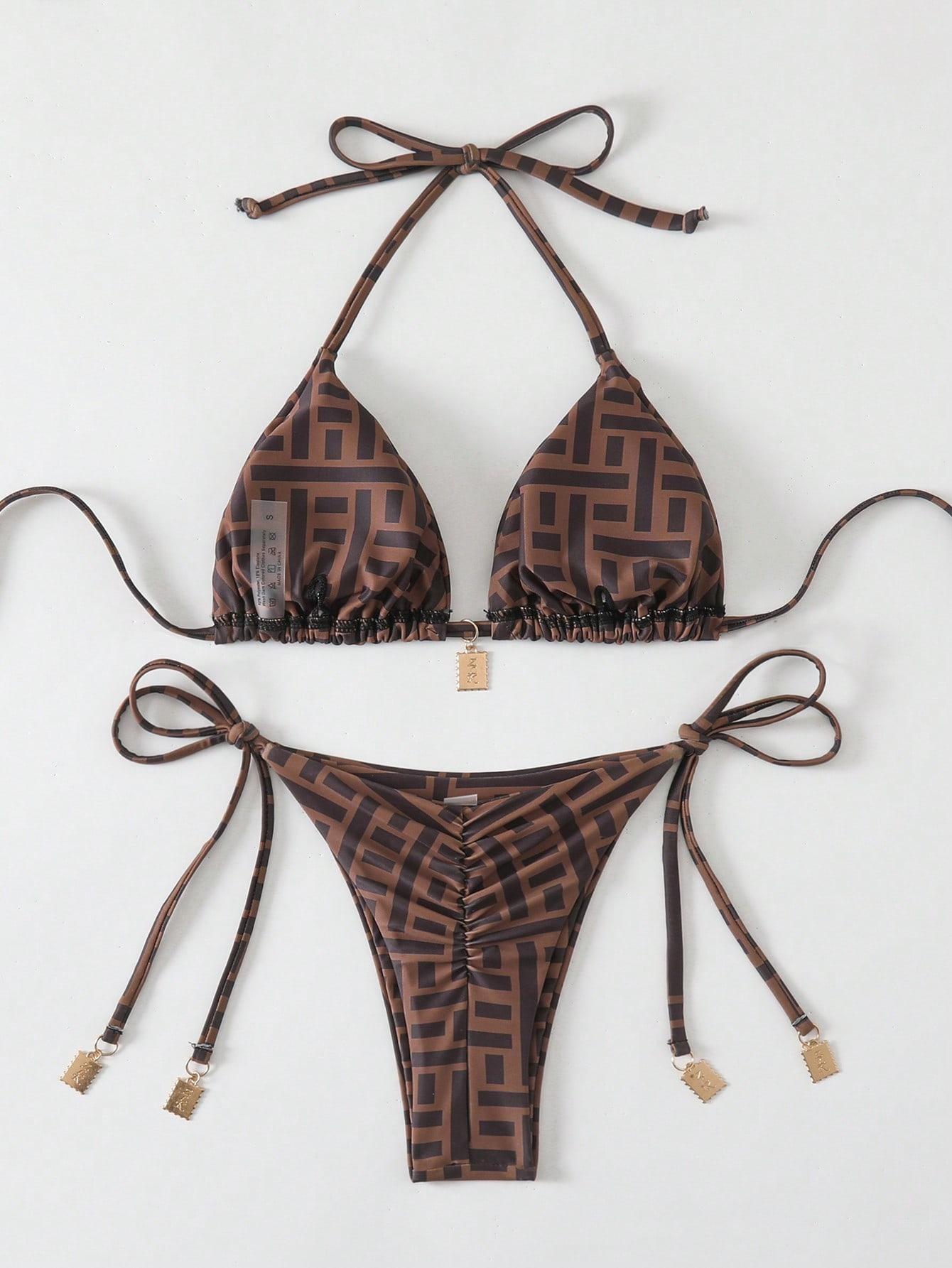 SHEIN DWUCZĘŚCIOWY STRÓJ KĄPIELOWY S09__M