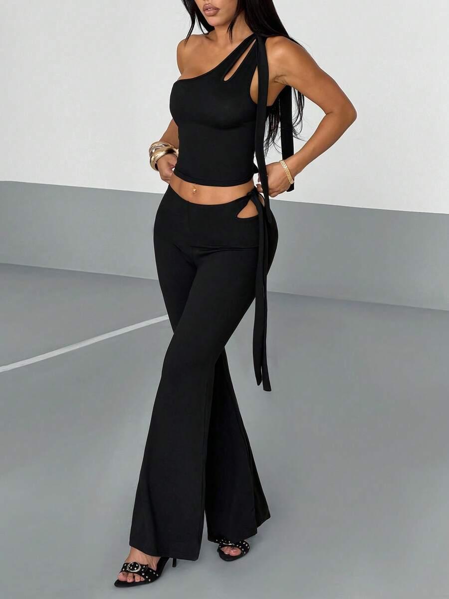 SHEIN TOP SPODNIE KOMPLET S09__S