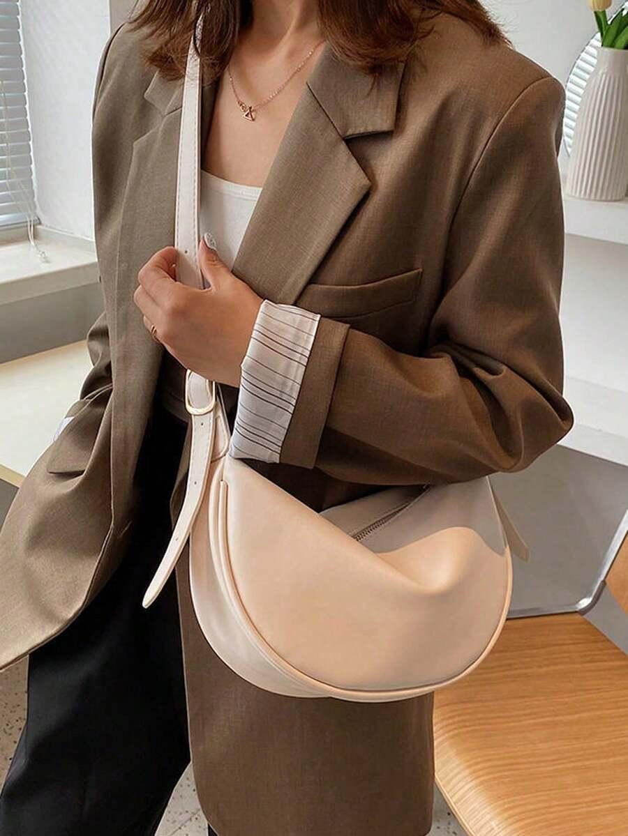 SHEIN BEŻOWA TOREBKA IMITACJA SKÓRY S07__28X17