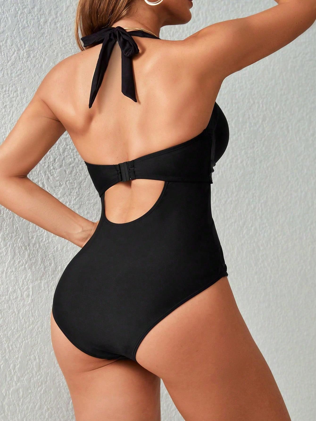 SHEIN JEDNOCZĘŚCIOWY STRÓJ KĄPIELOWY S09__XL