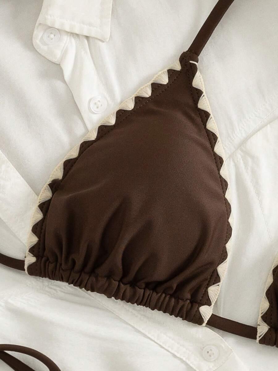 SHEIN DWUCZĘŚCIOWY STRÓJ KĄPIELOWY S09__XS