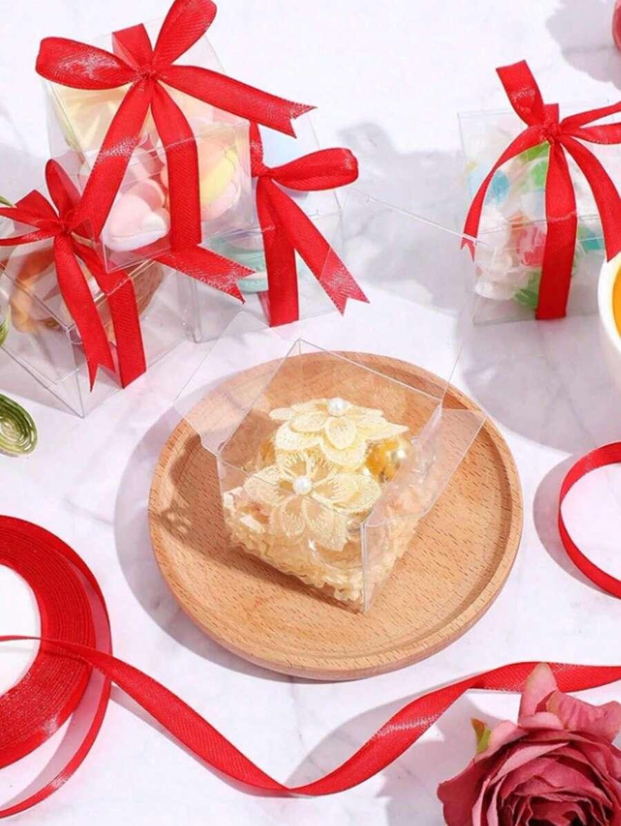 SHEIN KWADRATOWE PRZEZROCZYSTE PUDEŁKO 10-PACK S07__10X10X10CM