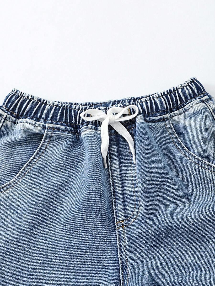 SHEIN NIEBIESKIE SPODNIE JEANS S06__146/152