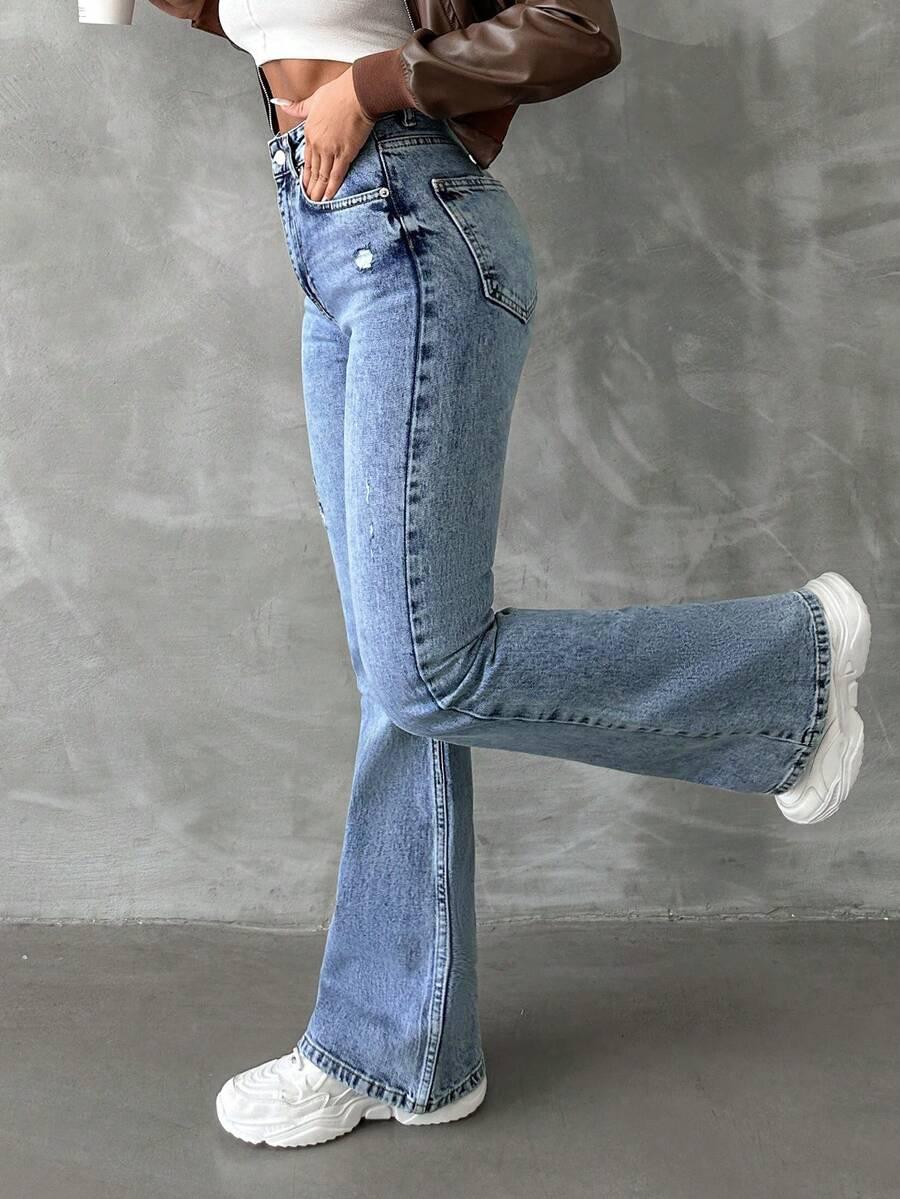 SHEIN NIEBIESKIE SPODNIE JEANS S06__M