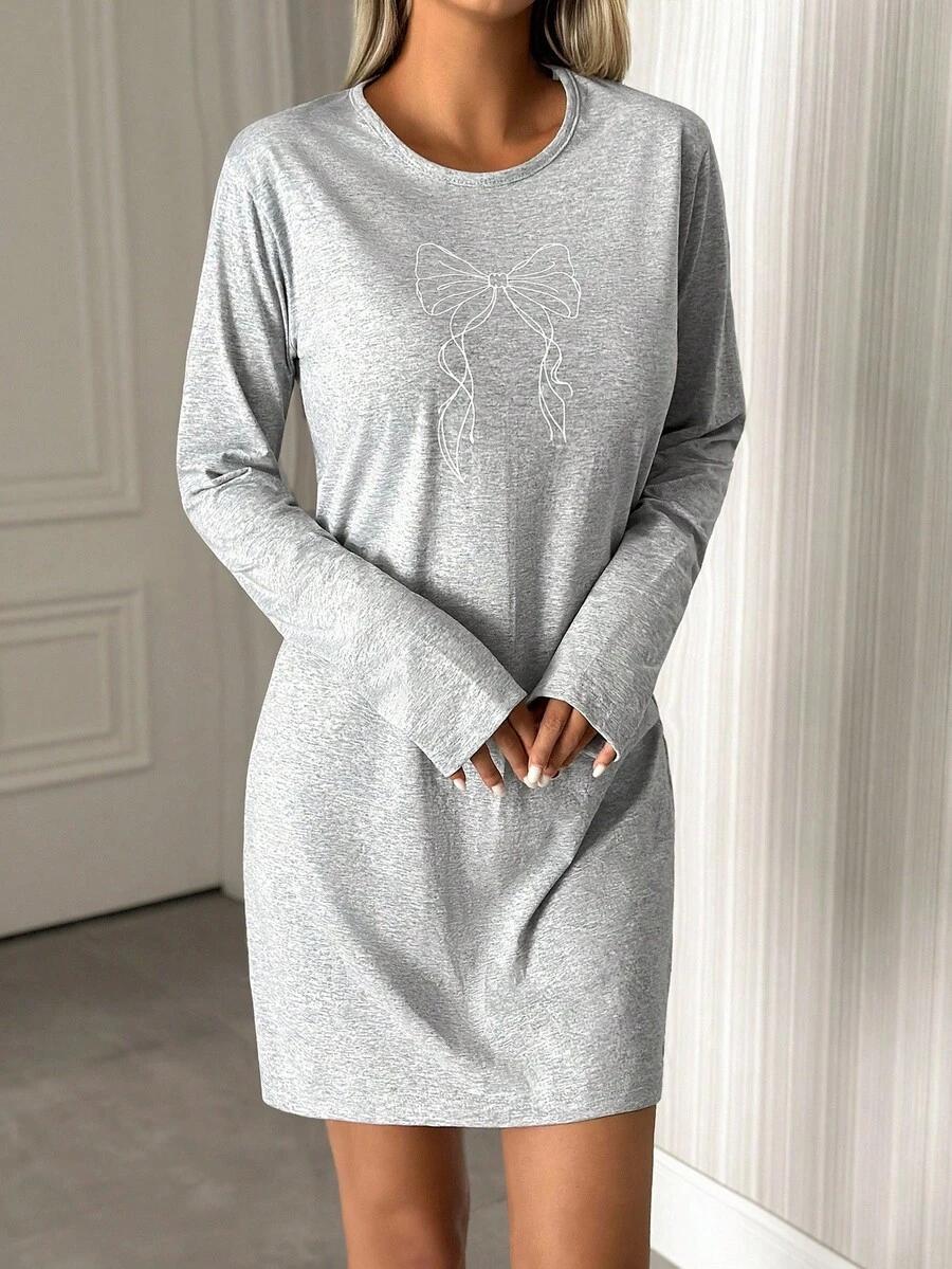 SHEIN SUKIENKA DŁUGI RĘKAW S06__S