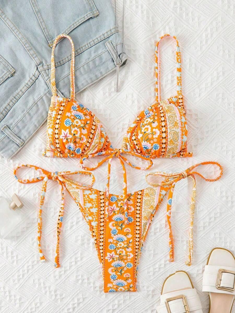 SHEIN DWUCZĘŚCIOWY STRÓJ KĄPIELOWY S09__S